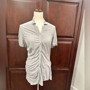 Brunello Cucinelli Light Gray Shirt